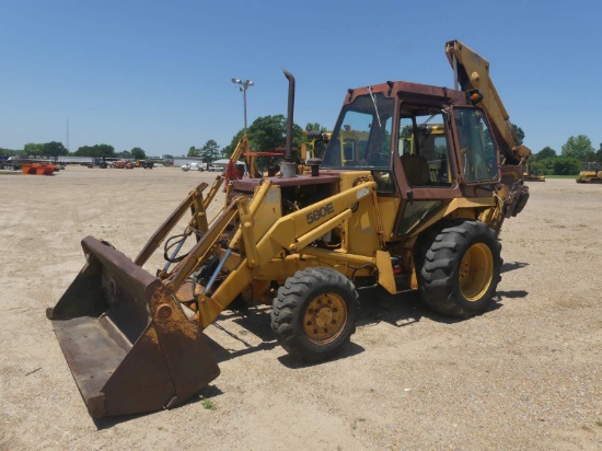 Case 580E 4WD Loader Backhoe, s/n 17483487: 4-in-1 Loader