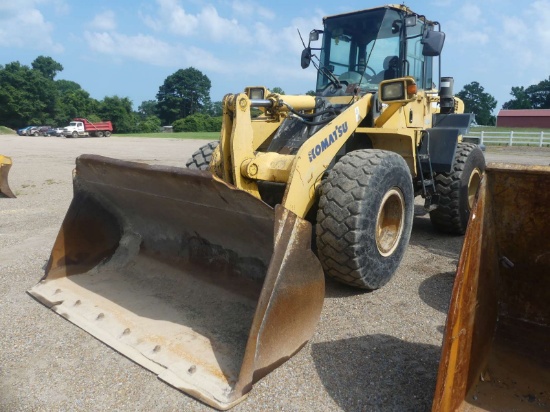 2008 Komatsu WA320-6 Rubber-tired Loader, s/n 70028: C/A, Auto Lube, GP Bkt