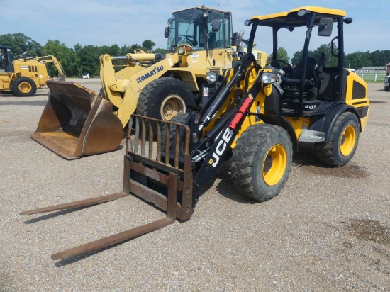 2023 JCB 407 4WD Rubber-tired Loader, s/n 3206972: Canopy, Aux. Hydraulics,