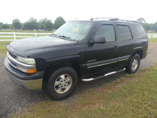 2003 Chevy Tahoe, s/n 1GNEC13Z43R180751: 5.3L Gas Eng., Auto, 4-door, 3rd R
