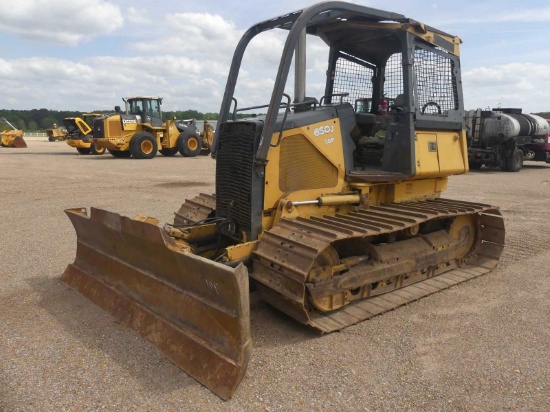 2005 John Deere 650J LGP Dozer, s/n T0650JX102517: Canopy, Sweeps, Screens,