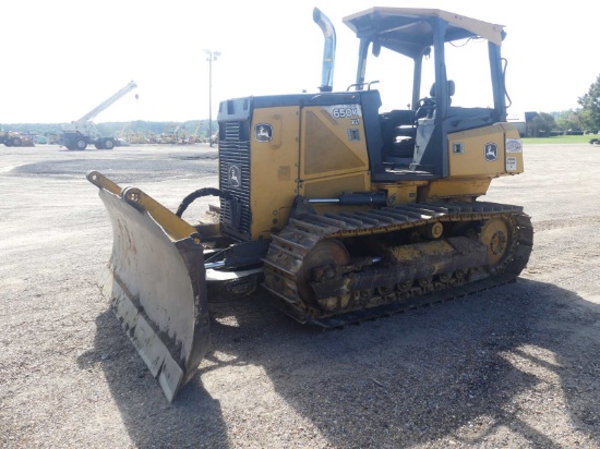 2015 John Deere 650K XLT Dozer, s/n 1TD650KXHEE268733: Canopy, 6-way Blade,