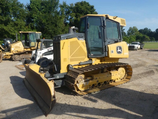 2022 John Deere 450K LGP Dozer, s/n 1T0450KXCNF424239: C/A, 6-way Blade, 99