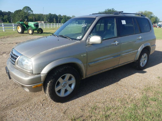 2003 Suzuki XL7 SUV, s/n JS3TY92V034104618: 4-door, V6 Gas Eng., Auto, Odom