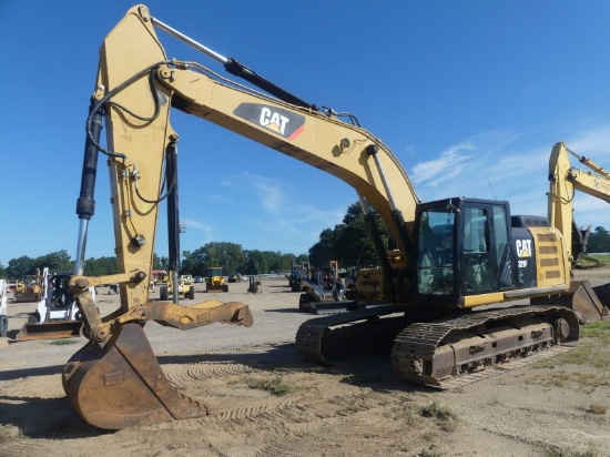 2015 Cat 329F Excavator, s/n ERL00302: C/A, Hyd. Thumb, 9314 hrs