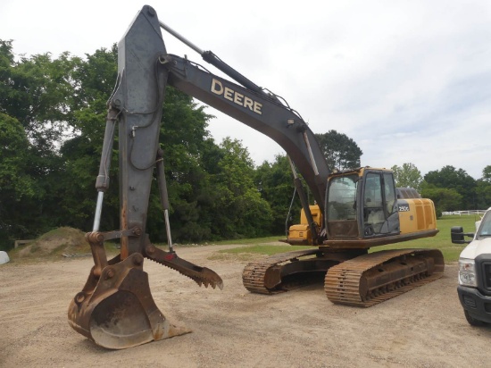 John Deere 250G Excavator, s/n 608303: C/A, Hyd. Thumb, 42" Bkt., 8299 hrs