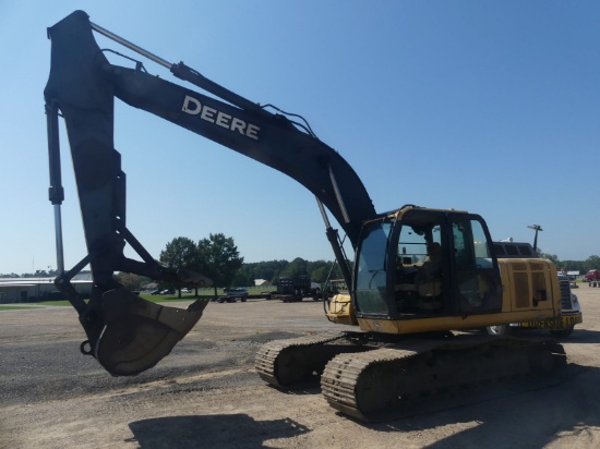 2014 John Deere 210G Excavator, s/n 1FF210GXEEE522430: Encl. Cab, Manual Th
