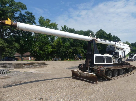 2012 Jarraff All-terrain Tree Trimmer, s/n JT11810919: Tracked, Push Blade,