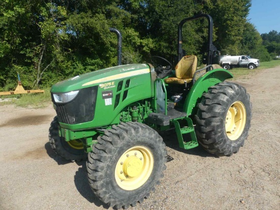 2019 John Deere 5075E MFWD Tractor, s/n 1PY5075ECLK117406 (Salvage): 3PH, P