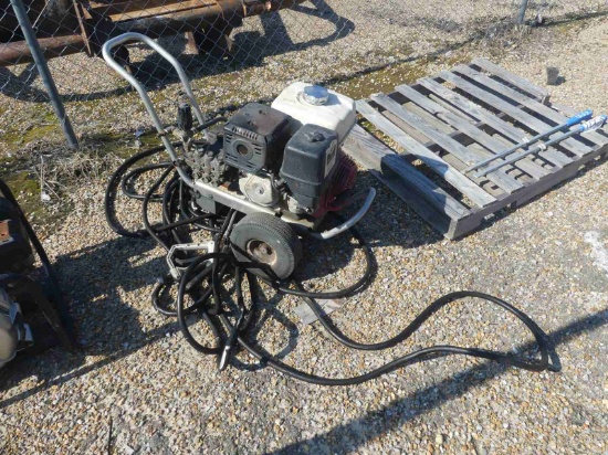 Hotsy 4000 psi Pressure Washer: 4 GPM, on Rolling Cart, w/ Hose