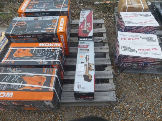 1000 lb. Bolt On Trailer Jack w/ Double Wheel