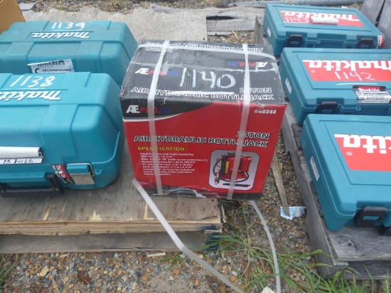 20-ton Air/Hydraulic Bottle Jack