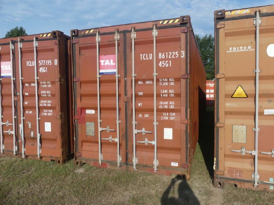 Used 40' Shipping Container, s/n TCLU8612253