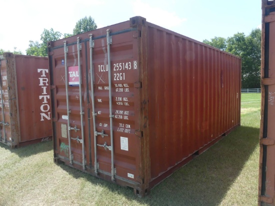 Used 20' Shipping Container, s/n TCLU2551438