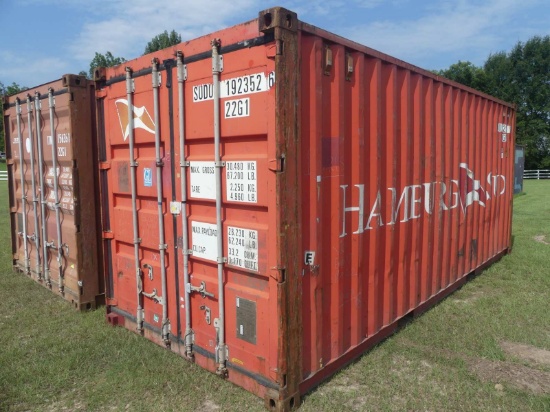 Used 20' Shipping Container, s/n SUDU1923526