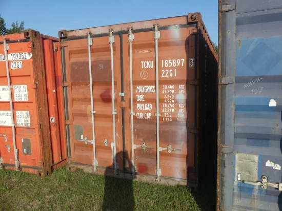 Used 20' Shipping Container, s/n TCKU1858973