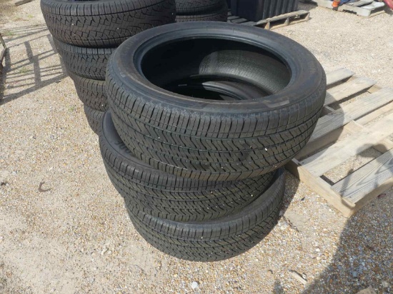 (3) Bridgetone 275/50R22 Tires