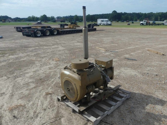 Kohler 15KW Generator, s/n 000184837: Skid-mounted, Model 15RMY162: (Owned