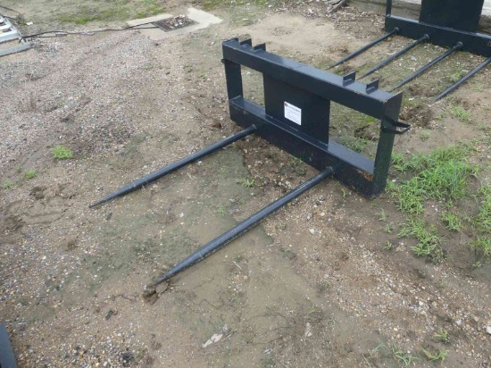 2026 JCT 2-point Bale Spear for Skid Steer