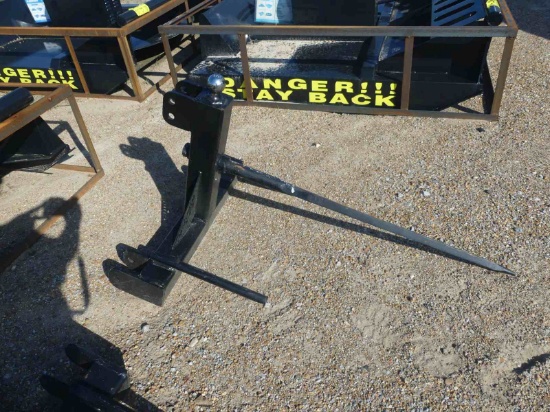 3PH Hay Spear w/ Gooseneck Ball