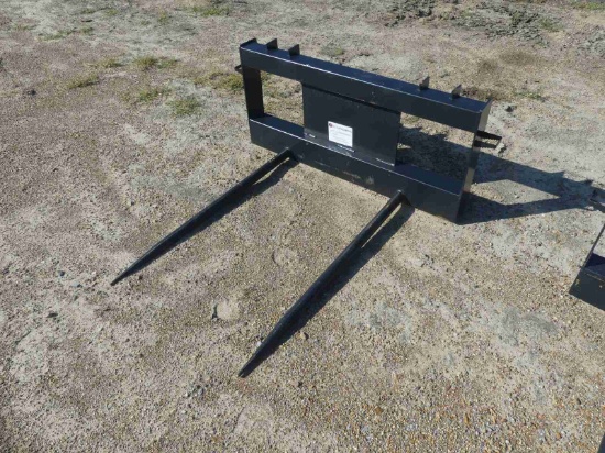 Unused Bale Spear for Skid Steer