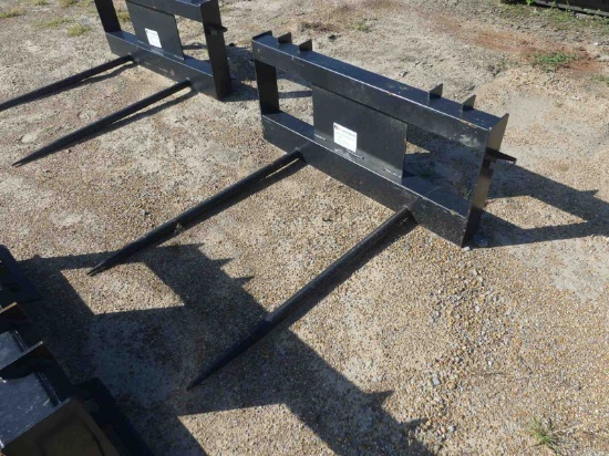 Unused Bale Spear for Skid Steer