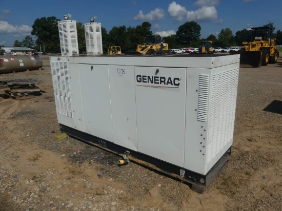 Generac 130KW Generator: Natural Gas, No Keys