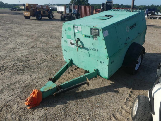 1995 Leroi Compair 0185DJE Towable Air Compressor, s/n 3272X1687: JD Diesel