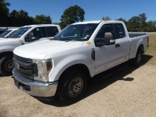 2019 Ford F250 Pickup, s/n 1FT7X2A69KEC99843: 2wd, Ext. Cab 4-door, 6.2L Ga