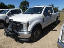 2019 Ford F250 4WD Pickup, s/n 1FT7X2B63KEF78414: Ext. Cab 4-door, 6.2L Gas