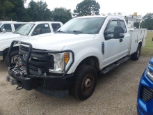 2017 Ford F350 4WD Truck, s/n 1FD8X3F69HED43248: Ext. Cab, Auto, Ladder Rac