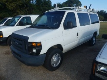 2013 Ford E350 Cargo Van, s/n 1FTSE3ELXDDB04993: 2wd, 5.4L Gas Eng., Auto,