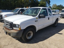 2004 Ford F250 Pickup, s/n 1FTNX20LX4EC48370: 2wd, Ext. Cab 4-door, 5.4L Ga