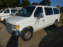 2000 Ford E150 Cargo Van, s/n 1FMRE1124YHB46361: 2wd, 4.2L Gas Eng., Auto,