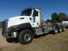 2017 Cat CT660 Truck Tractor, s/n 3HSJKTKT5HN693603: Tri-axle, Day Cab, Cat