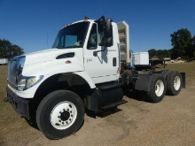 2007 International 7600 Truck Tractor, s/n 1HSWXAHR17J454381: T/A, Day Cab,
