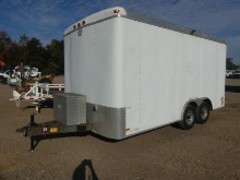 2008 Cargo Mate 16' Enclosed Trailer, s/n 5NHUCM6208U215369: Side Door, Rea