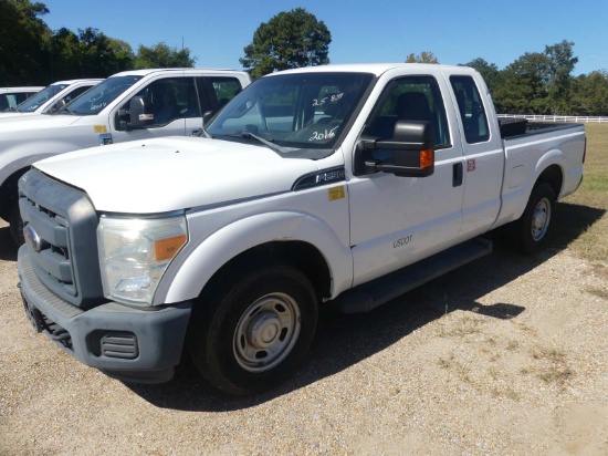 2015 Ford F250 Pickup, s/n 1FT7X2A60FEA88004: 2wd, Ext. Cab, 6.2L Gas Eng.,