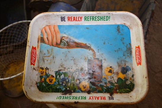 Old Coca-cola Tray (be Really Refreshed)