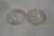 Pair Headlight Lenses 38-39 Cad, 38 Olds & Lasalle, 37-38 Pontiac