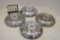 Set Of 4 - 1955 Olds Hub Caps, 1 W/ Dent