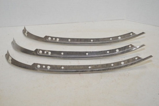 1939 Chevy Top Grille Moldings 2 Each Nos 1 Used