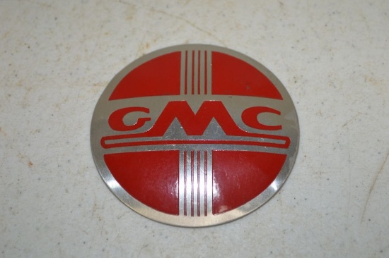 Gmc Circle Red Heater Emblem