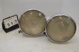 1932 Chevy Head Lights, 1 W/ Lens Blemish