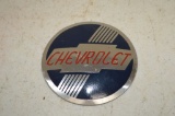 Blue Chevy Heater Emblem