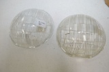 1936 Oldsmobile H/l Lenses Pair Multi Beam