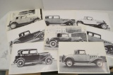 Group Of 8 1932 Chevrolet Dealership Promo Prints