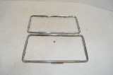 1931-1948 Chevy Expandable License Plate Frame Pair