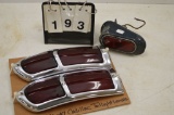 1939 Olds Tail Light & 1946-47 Cadillac Tail Light Lenses