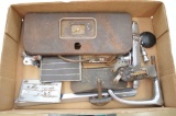 1937 Chevrolet Glove Box Door W/clock And Knob, Inside Mirror, Delete Plate